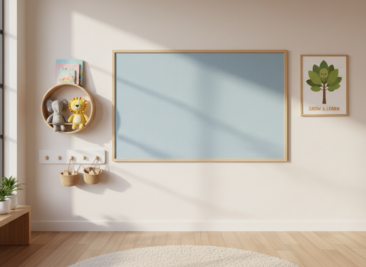 Less on the walls, more calm in the room